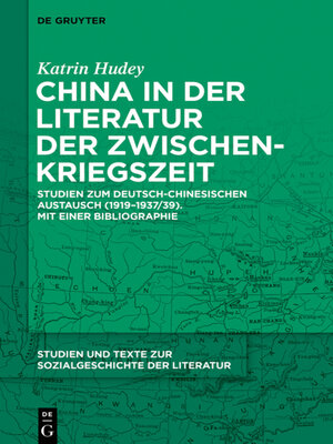 cover image of China in der Literatur der Zwischenkriegszeit